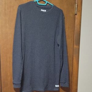 Berdels Charcoal Gray Thermal Long Sleeve Shirt Mens S